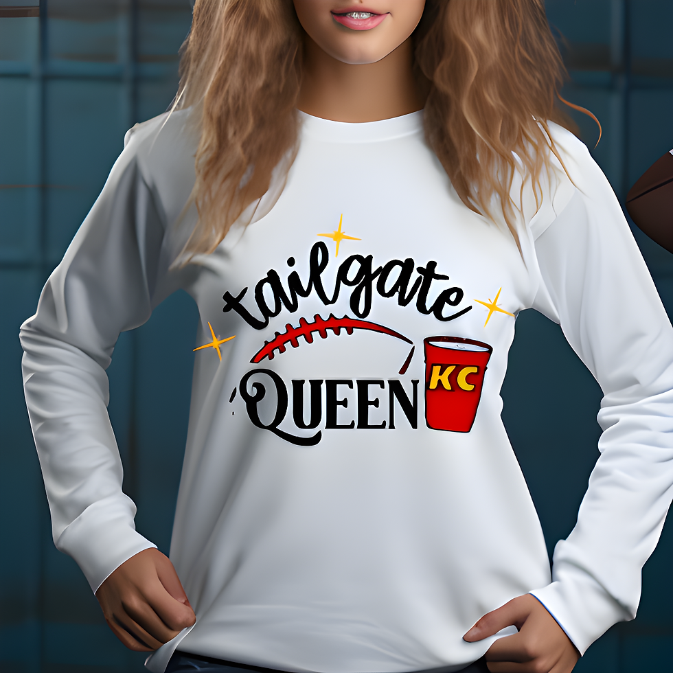 Tailgate Queen Tee Shirt Mockup