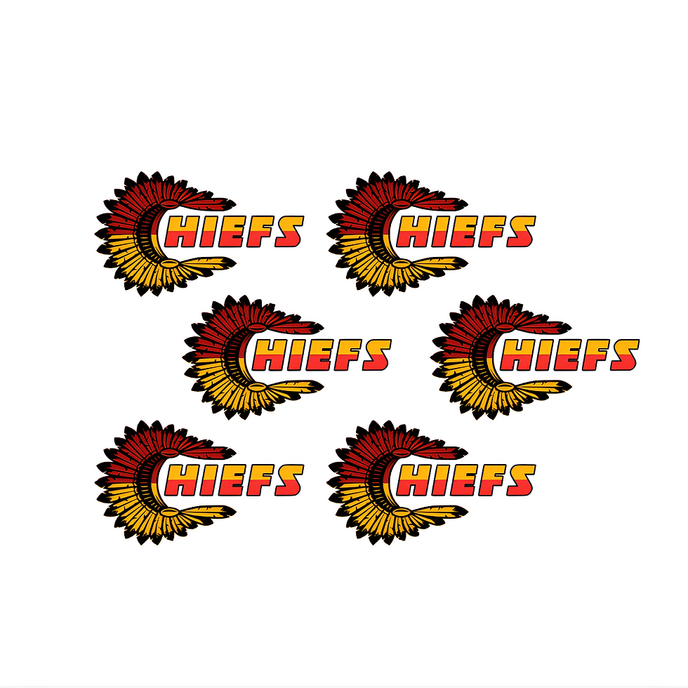 Thumbnail: KC Chiefs Colorful Stickers