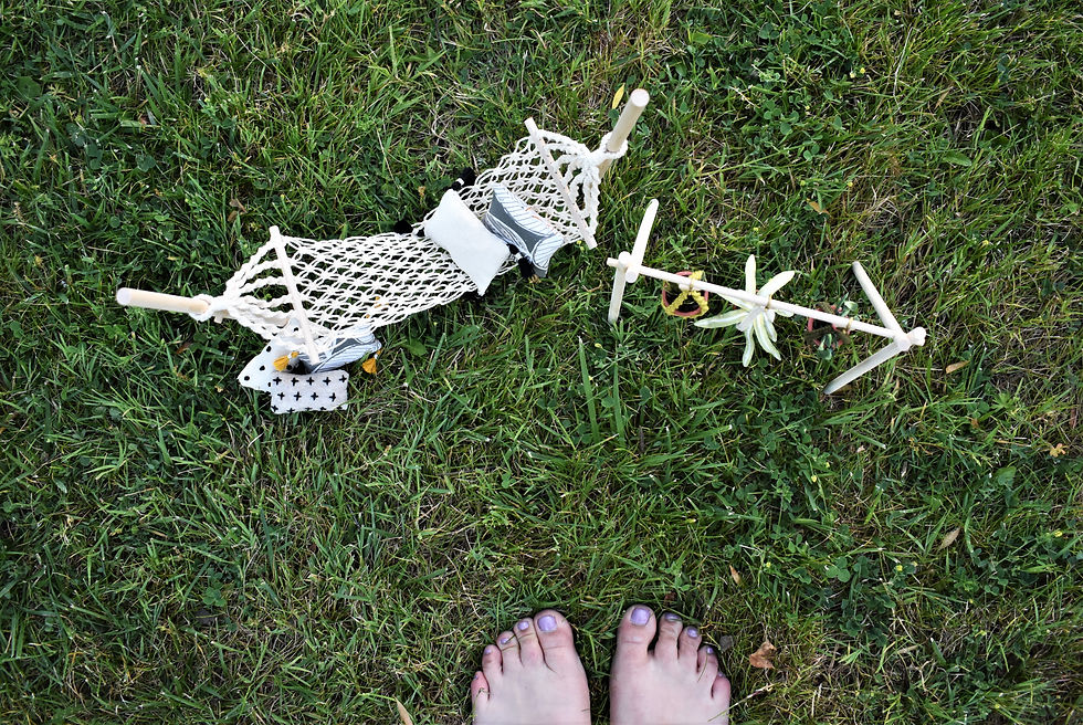 Thumbnail: Miniature Macrame Hammock