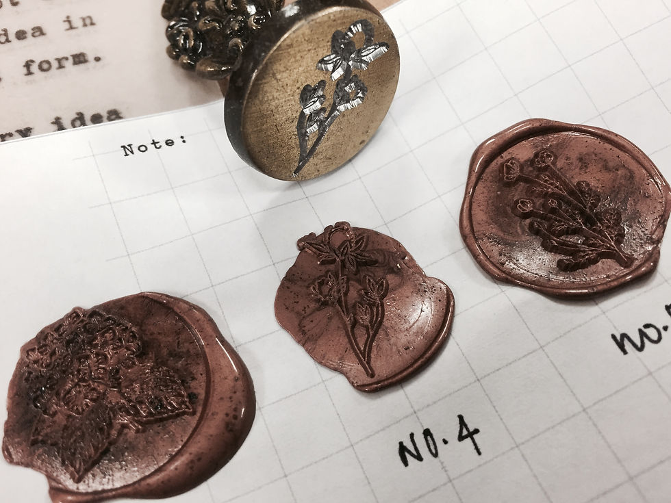 Thumbnail: No.4 Floral seal : Mini handle
