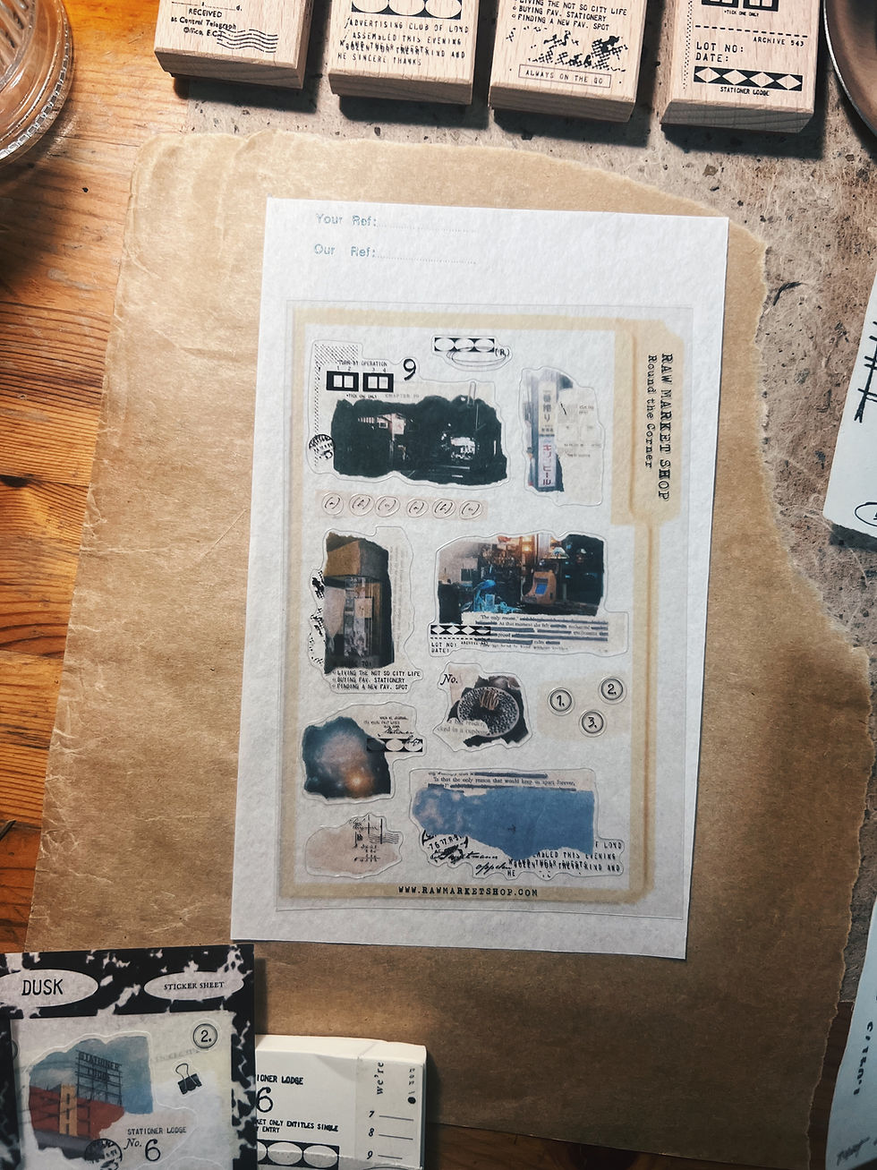 Thumbnail: Round the corner Sticker Sheet