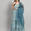 Thumbnail: Blue Printed Kurta Sharara Dupatta Set