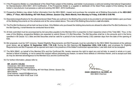 Invitation to BID : Region 8 RPH Public Bidding No. 3 Series 2024