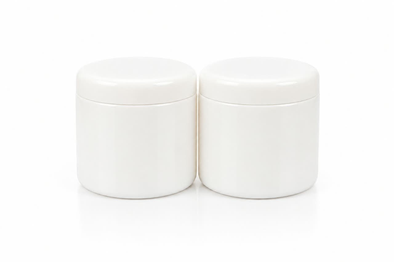 ENU CREAM JAR PEARL 500ML
