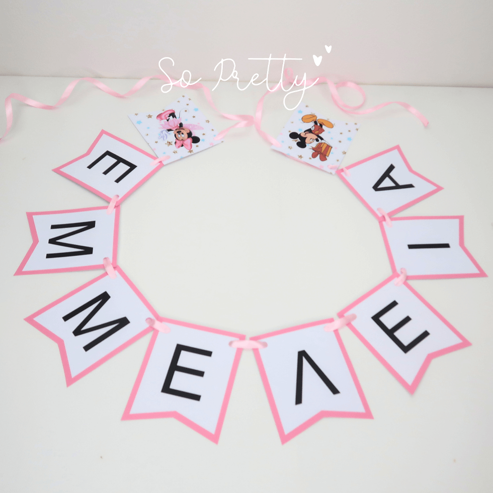 Minnie Star (1 Γιρλάντα ονόματος)