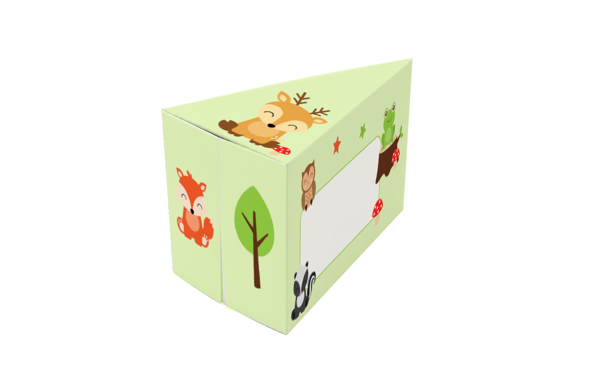 Χάρτινο κουτάκι τούρτας Ζωάκια Δάσους So Pretty Cake Set