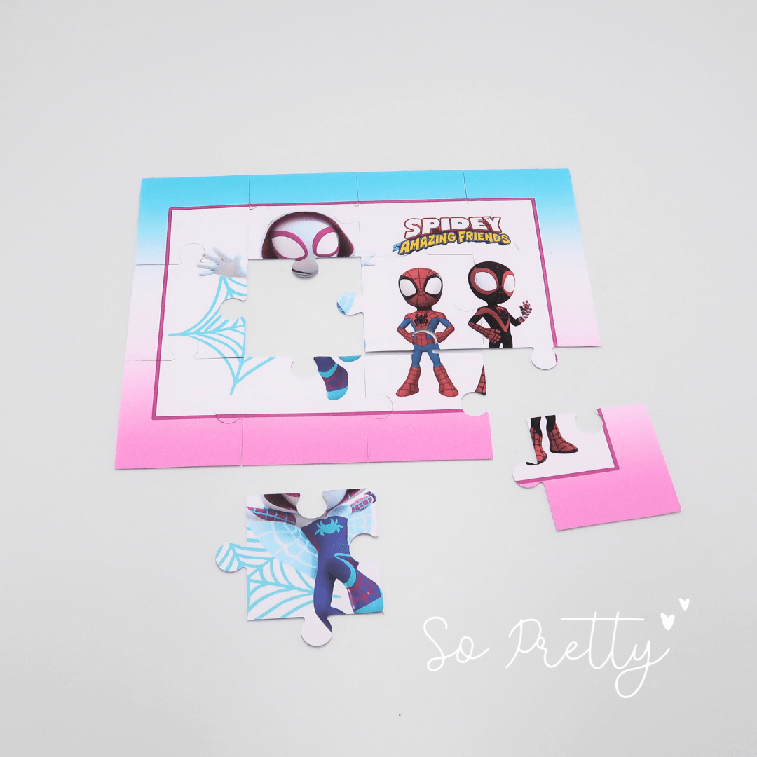 Gwen - Ghosty (Spidey) αυτοκόλλητο παζλ δωράκι για παιδικό πάρτι.