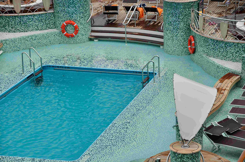 Swimming pool coping installation and design