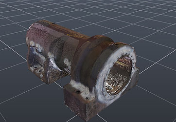 3D laser scan point cloud data