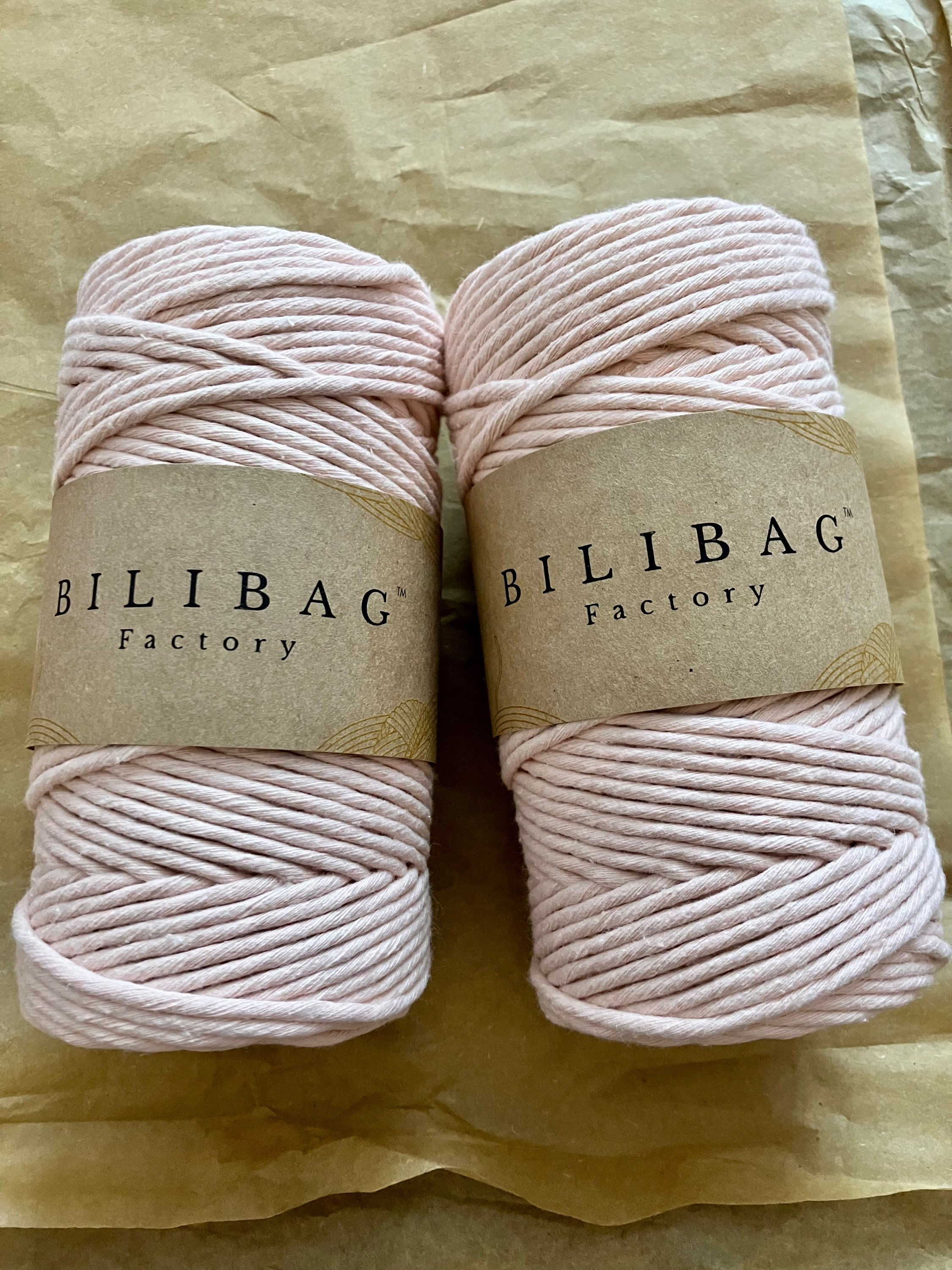 Bilibag Factory Single Twist Cord in Peach