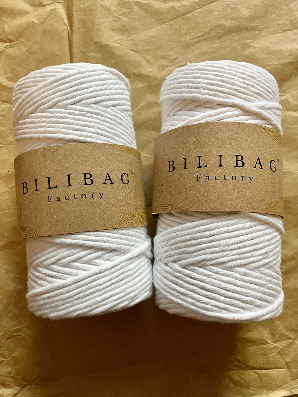 Bilibag Factory Single Twist Cord in White