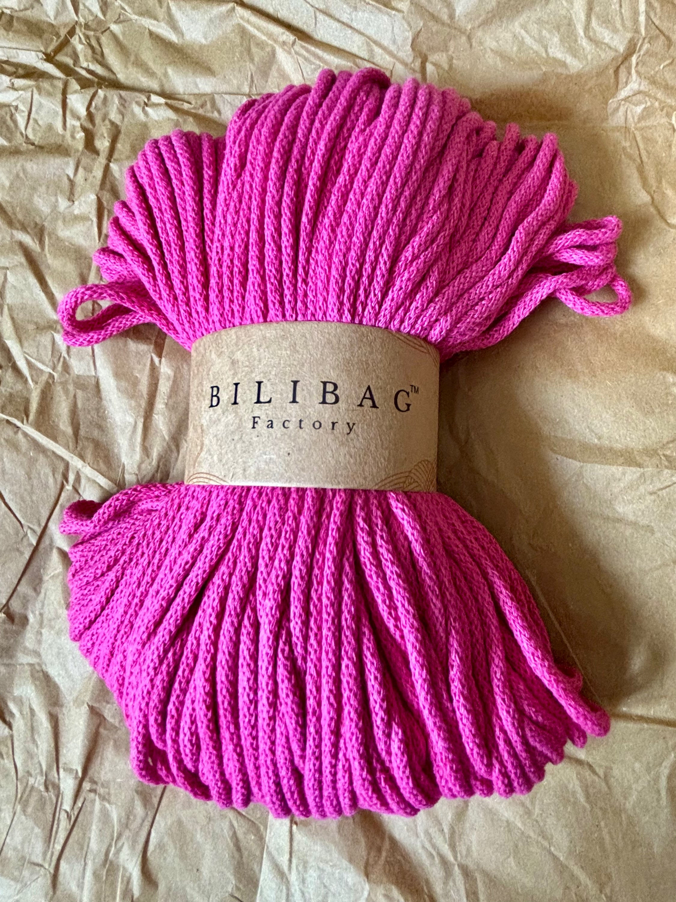 Bilibag Factory Braided Cord in Fuchsia