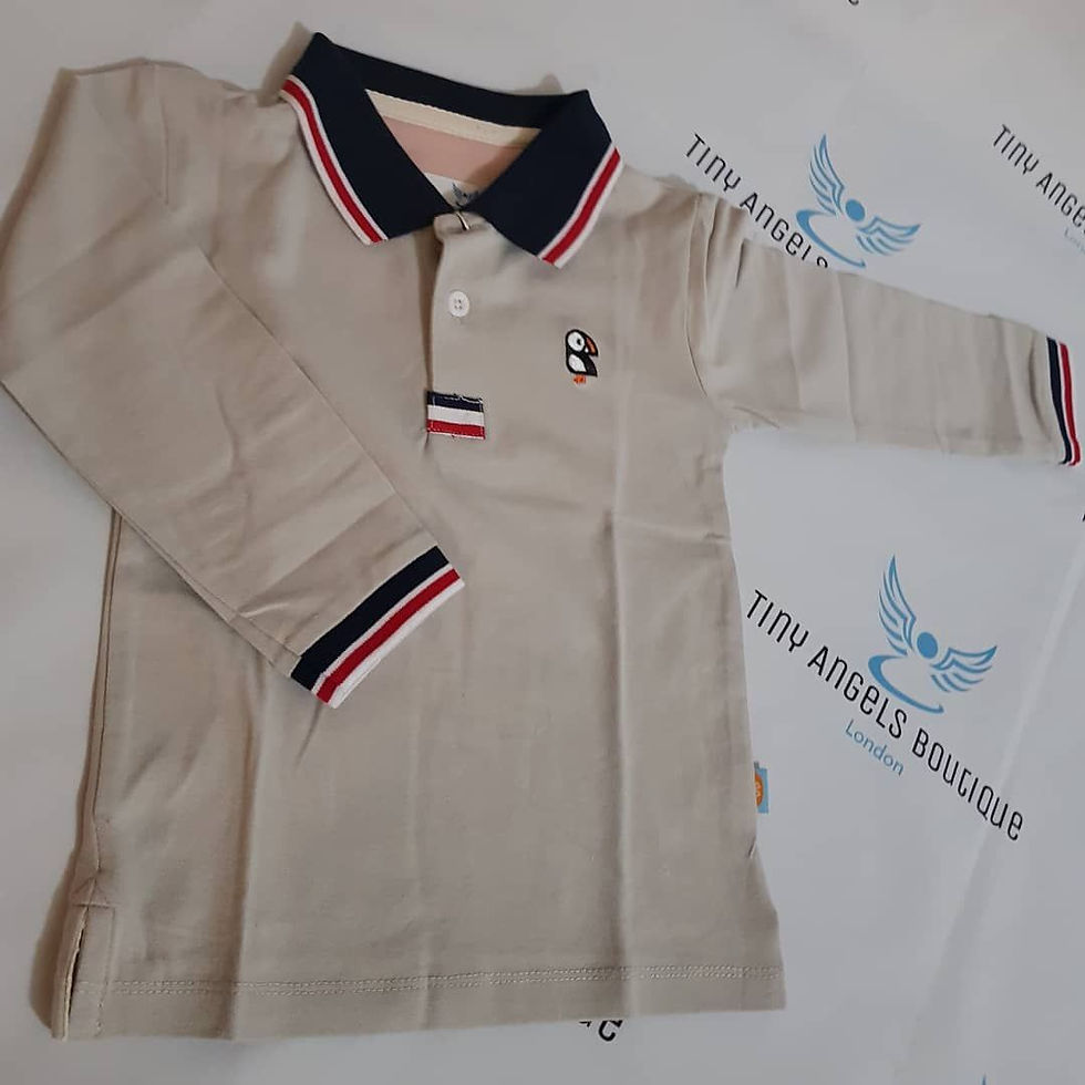 EMBROIDERED PENGUIN LONG SLEEVE POLO