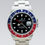 Thumbnail: Rolex GMT Master II 16710 Pepsi Error Stick Dial 3186 mvmt BOX/PAPERS/SERVICED!