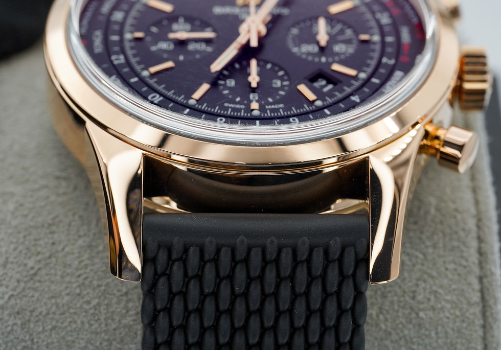 Thumbnail: Breitling Transocean Unitime Pilot 46mm Rose Gold RB0510!