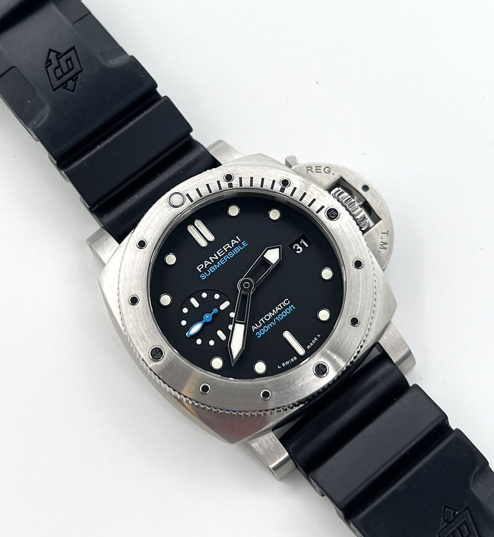 Thumbnail: Panerai Luminor Submersible 42mm Automatic Stainless Steel PAM 00973 Box/Papers!