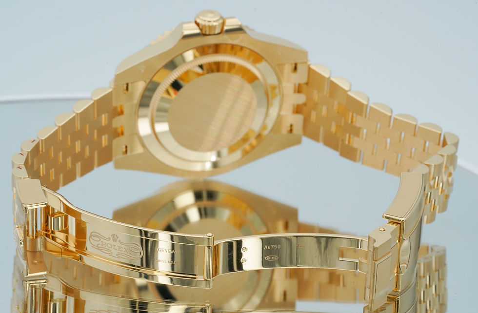 Thumbnail: JULY 2024 Rolex GMT Master Yellow Gold 126718GRNR Jubilee BOXES/PAPERS!