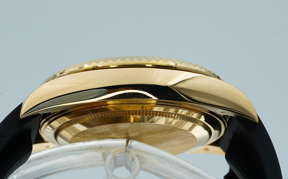 Thumbnail: Rolex Sky-Dweller 42mm Yellow Gold Black Dial Oysterflex BOXES/PAPERS!
