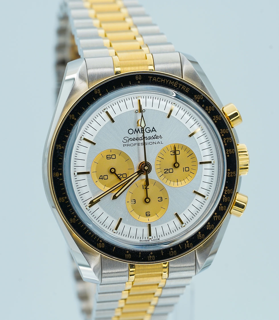 Thumbnail: Omega Speedmaster Professional 18K Yellow Gold SS 310.20.42.50.02.001 BOXES/PAPE