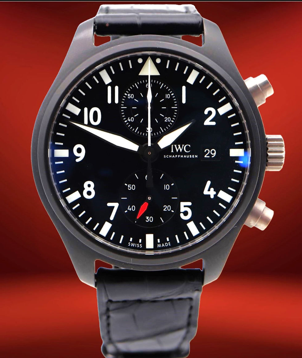 IWC Top Gun Chronograph Automatic Ceramic 2018 44.5mm Box/Papers IW389001