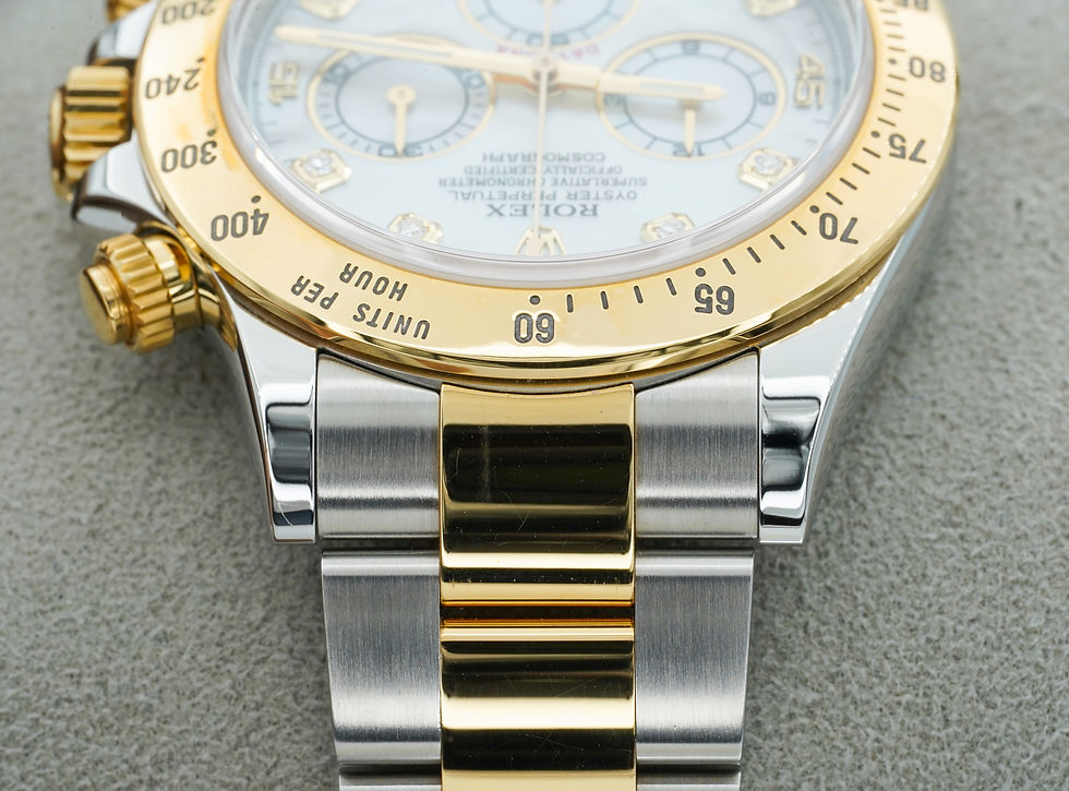 Thumbnail: 2015 Rolex Daytona Cosmograph 40mm White MOTHER OF PEARL DIAMOND DIAL BOXES/PAPE