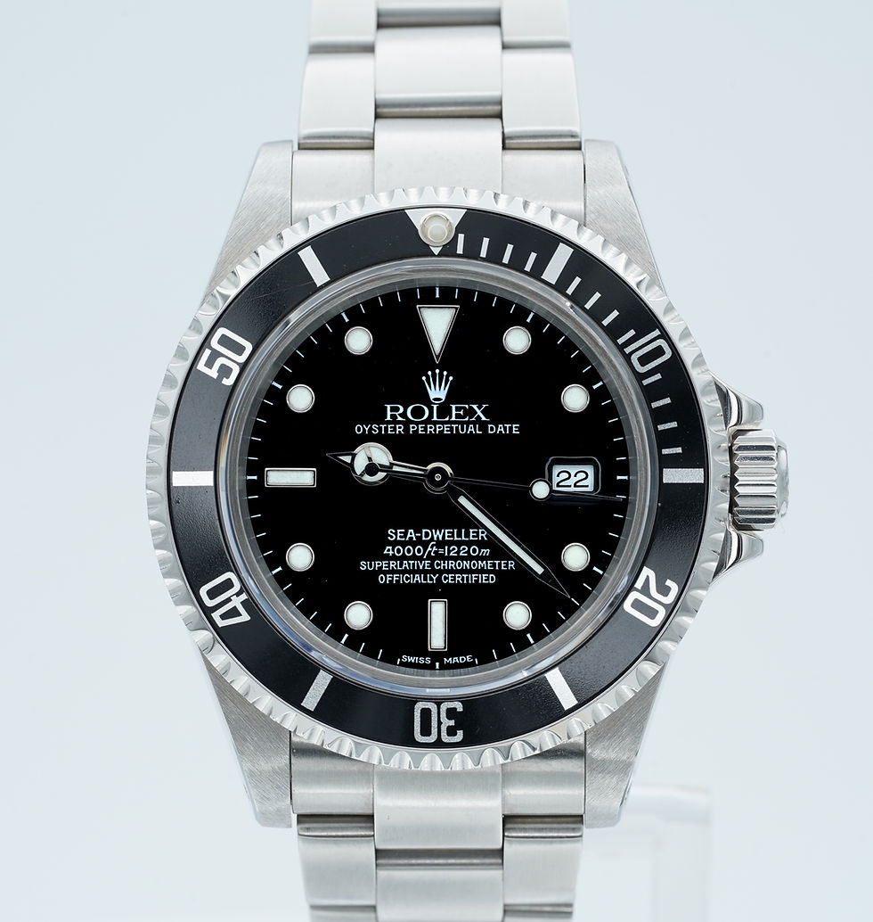 Thumbnail: ROLEX Sea-Dweller 16600 Stainless Steel 40mm Black Dial BOXES/PAPERS!