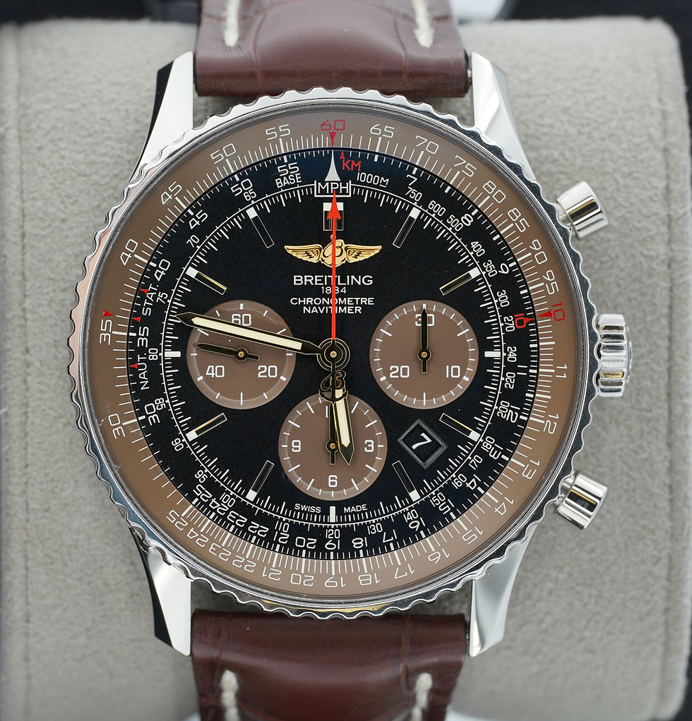 Thumbnail: Breitling Navitimer 01 Brown Black Dial Limited Edition 46mm BOXES/PAPERS!
