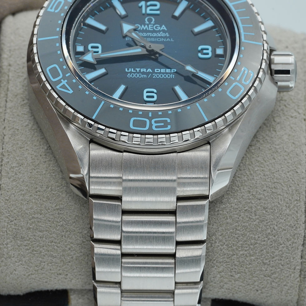 Thumbnail: 2025 Omega Seamaster Planet Ocean 6000M 215.30.46.21.03.002 Summer Blue Dial