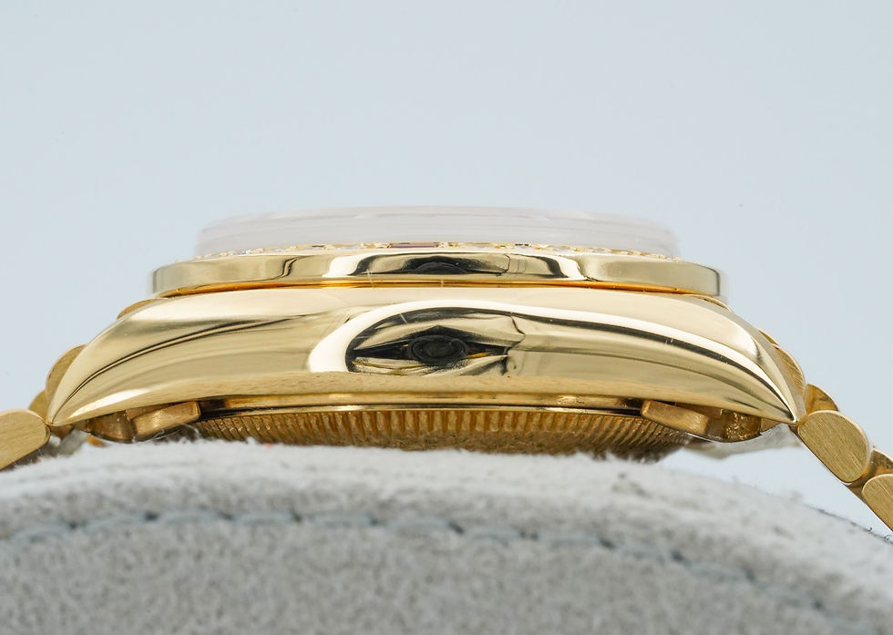 Thumbnail: ROLEX Ladies Datejust President 69068 Diamond Dial and Diamond Ruby Bezel!