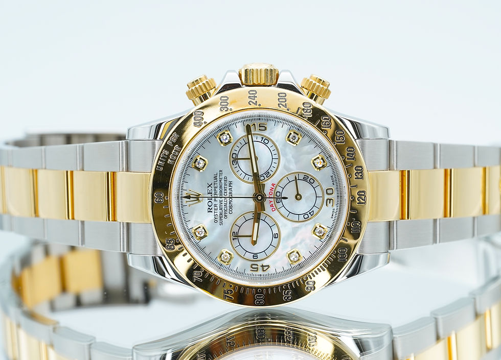 Thumbnail: 2015 Rolex Daytona Cosmograph 40mm White MOTHER OF PEARL DIAMOND DIAL BOXES/PAPE