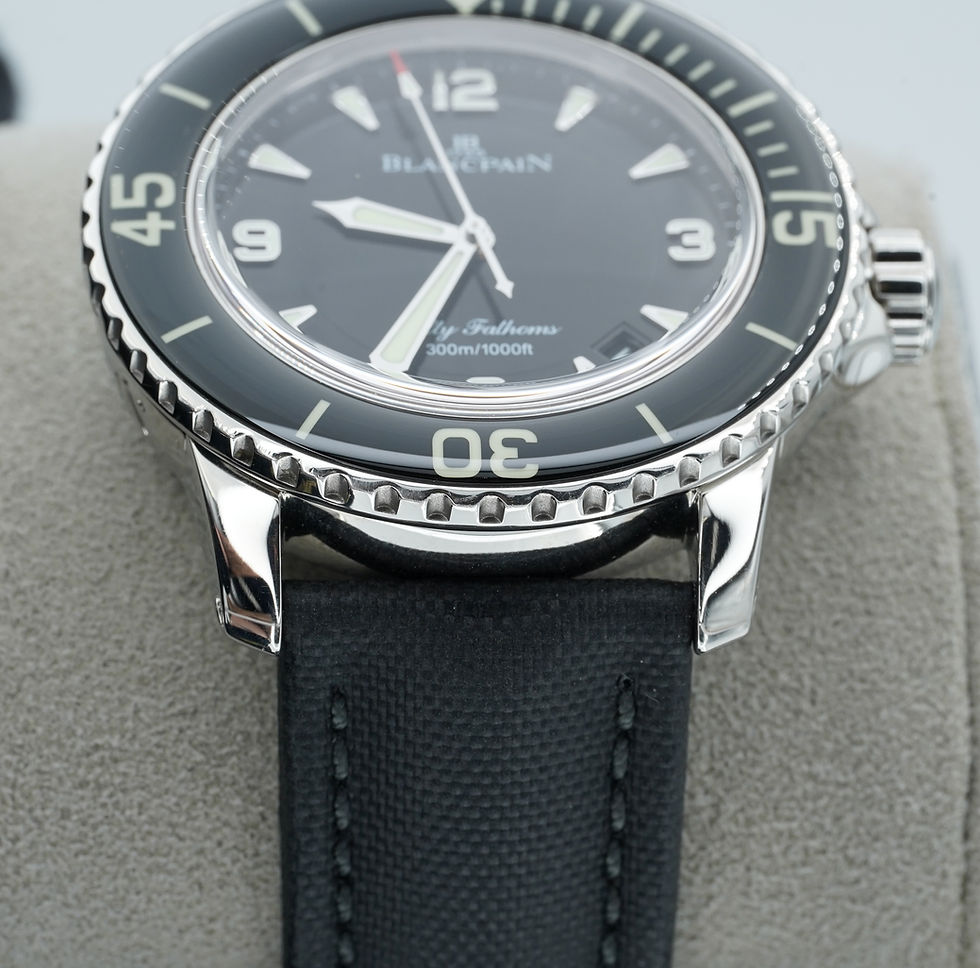 Thumbnail: Blancpain Fifty Fathoms 45mm Stainless Steel Automatic Black Dial 5015-1130-32