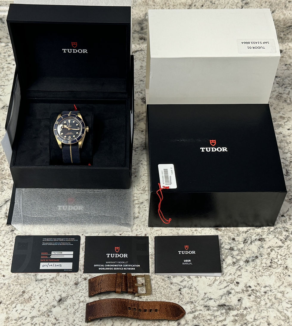Thumbnail: TUDOR 79250BB Bucherer Limited Edition Bronze 43mm Blue Dial 2023 BOXES/PAPERS!