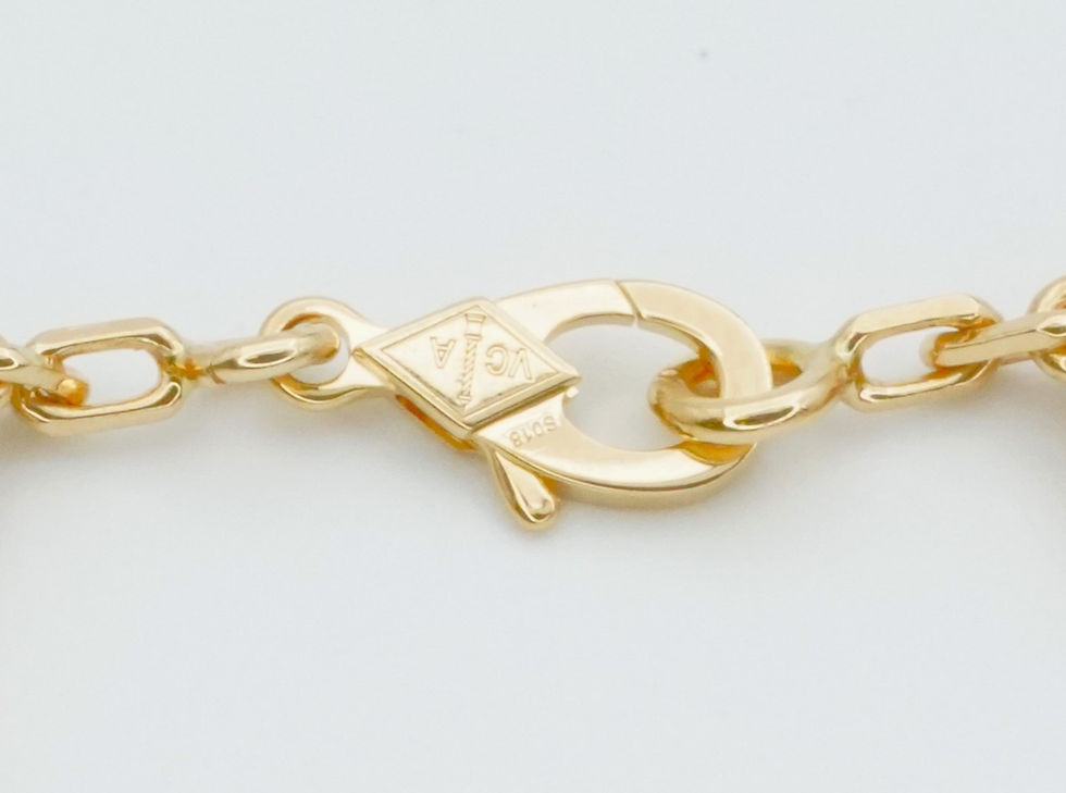 Thumbnail: Van Cleef & Arpels Vintage Alhambra Bracelet 5 Motifs 18K Yellow Gold 7.25”