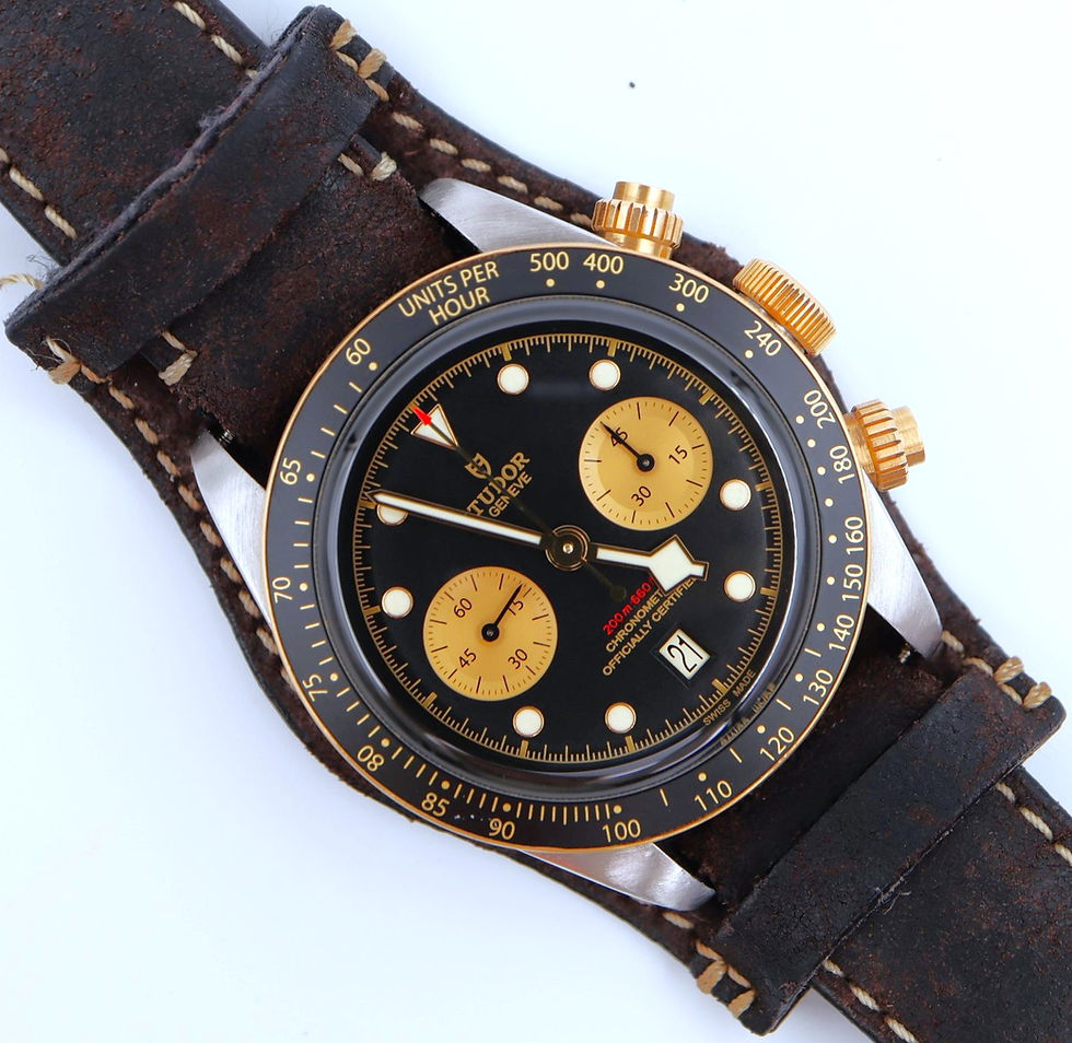 Thumbnail: Tudor Black Bay Chrono S&G M79363N 41mm 18K Gold & Steel 2020 BOXES/PAPERS