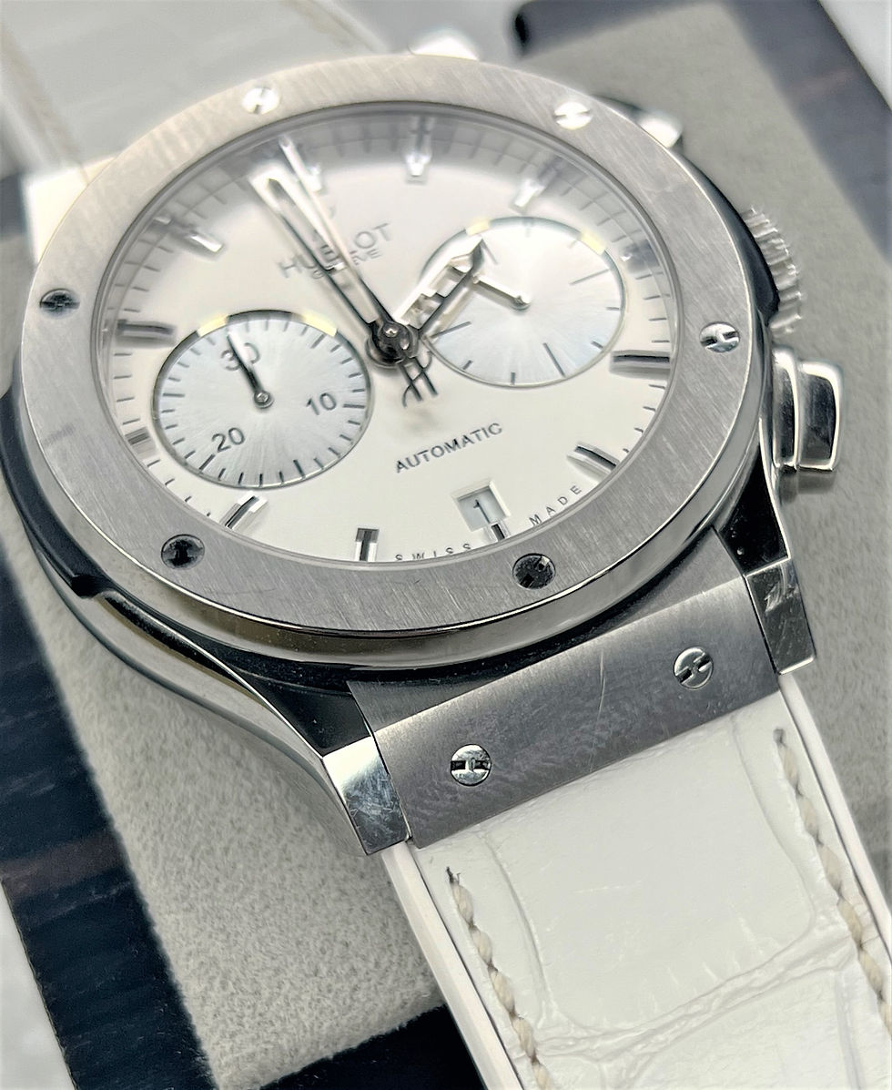 Thumbnail: Hublot Classic Fusion Titanium Chronograph 45mm Opaline Dial 521.NX.2610.LR