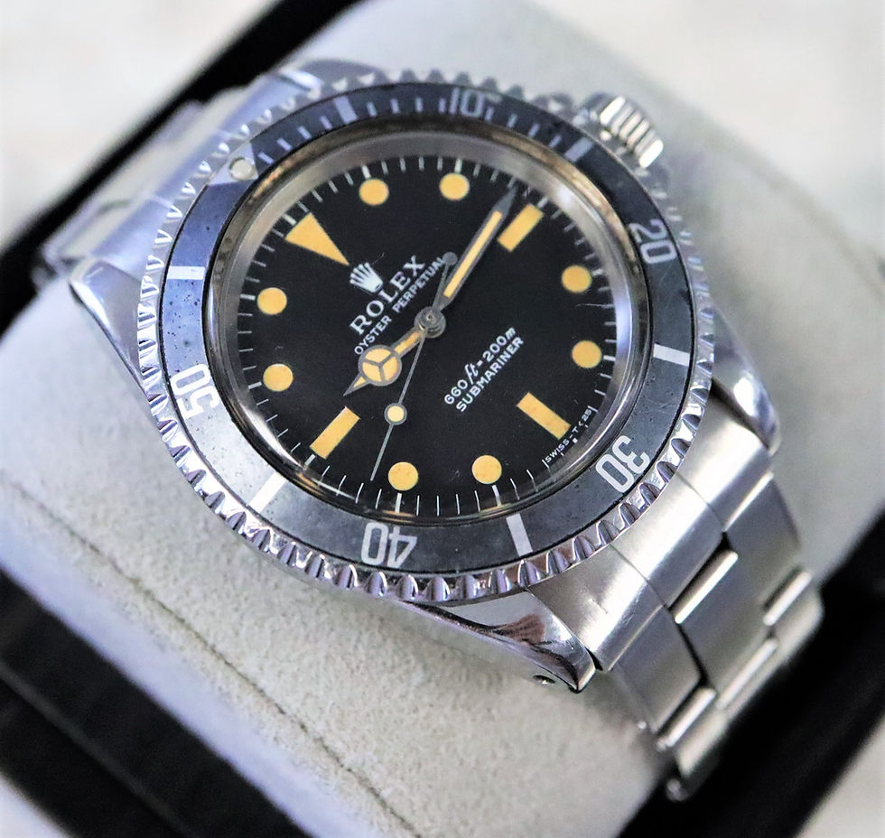 Thumbnail: 1968 Rolex Submariner No Date Stainless Steel 5513 Ghost Bezel Box/Papers