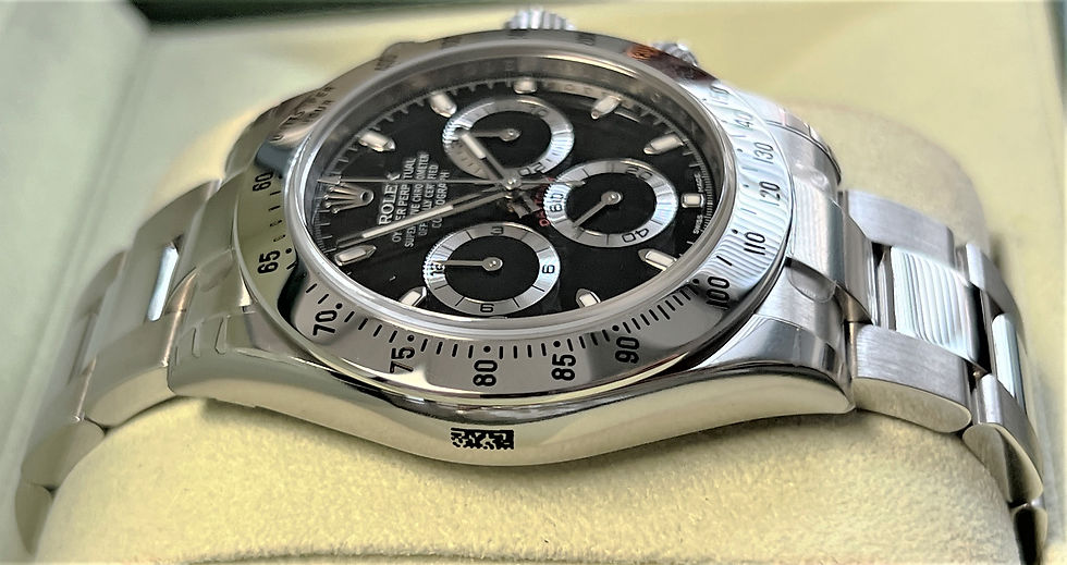 Thumbnail: NOS Rolex Daytona 116520 All Factory Stickers Stainless Steel Black Dial