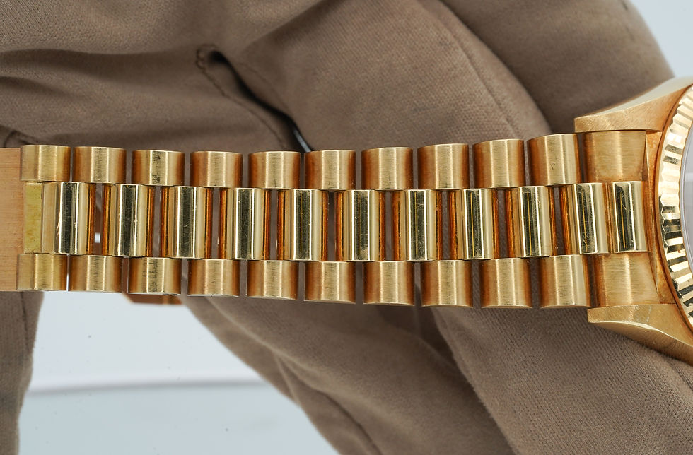 Thumbnail: Rolex Day-Date President 18238 18K Yellow Gold 36mm Tapestry Dial!