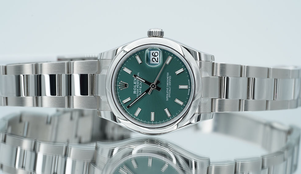 Thumbnail: 2024 Rolex Datejust 31 278240 Mint Green Stainless Steel BOXES/PAPERS