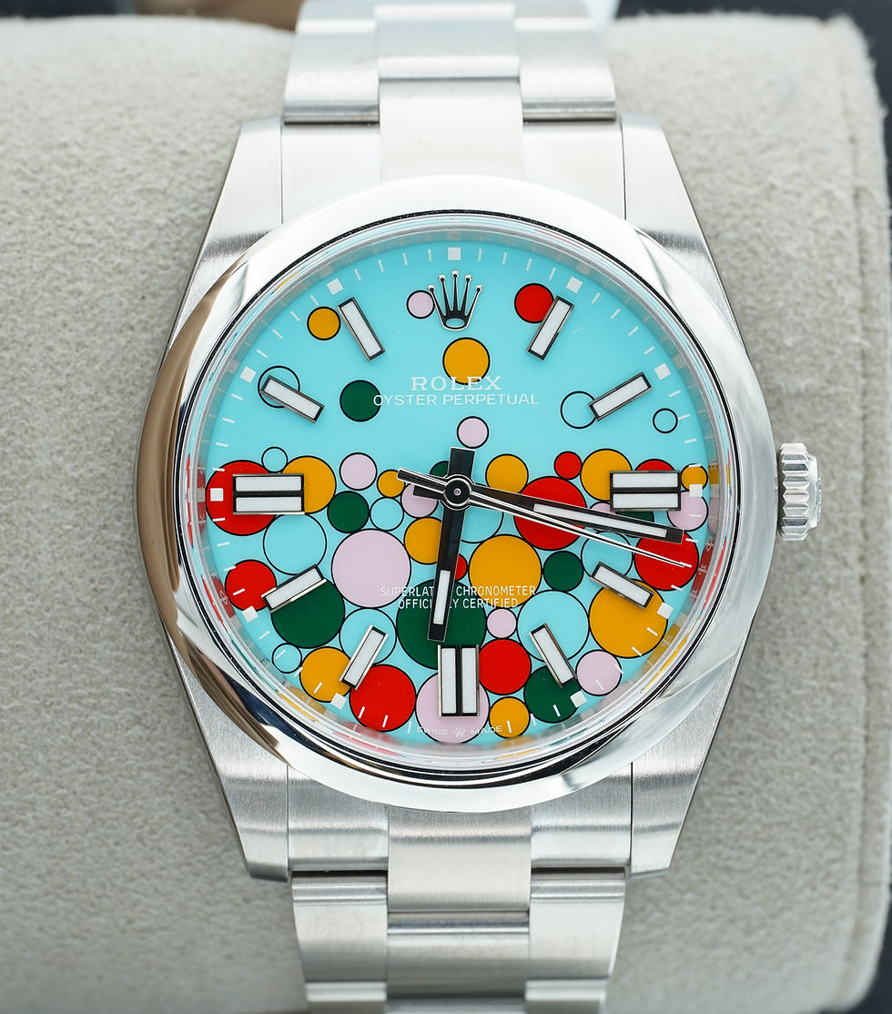 Thumbnail: 2025 Rolex Oyster Perpetual 41 CELEBRATION Dial Stainless Steel FULL STICKERS!