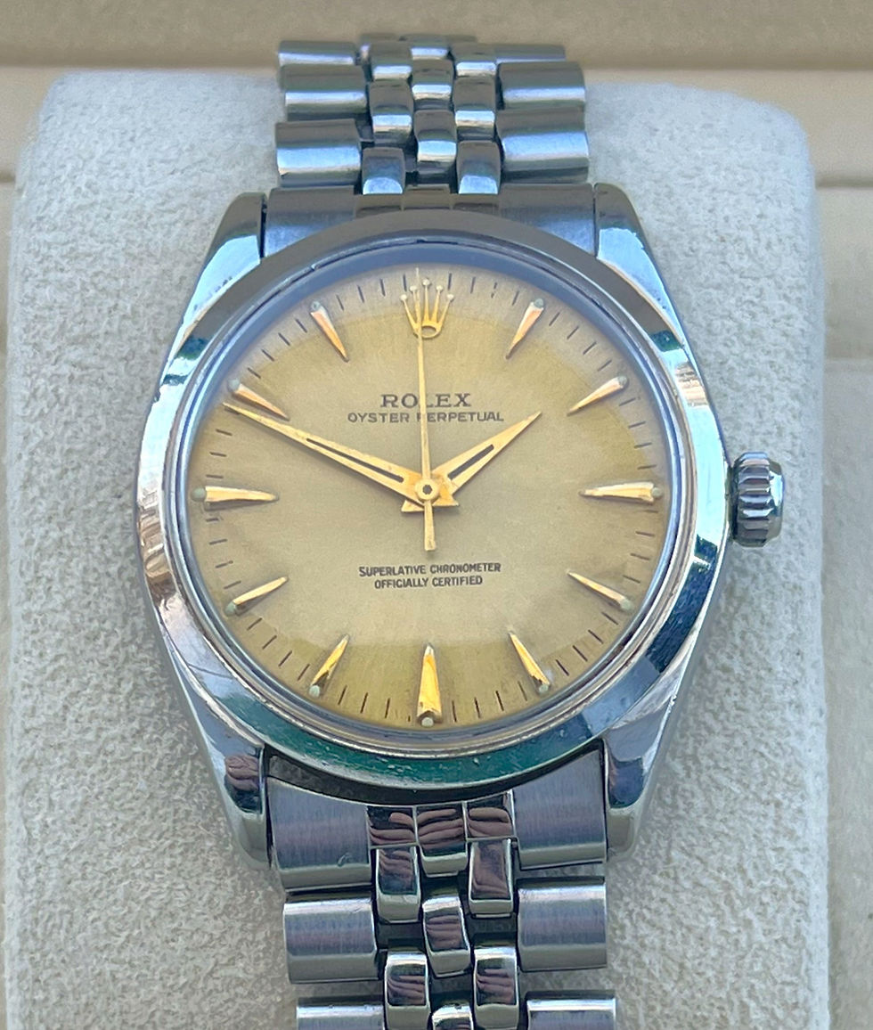 Thumbnail: Rolex 5552 Vintage Oyster Perpetual 34mm Automatic Stainless Steel RARE