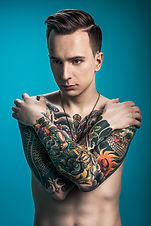 Tattoed Young Man