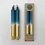 Thumbnail: Deep Blue & Gold dip-dyed candles | 2 pack
