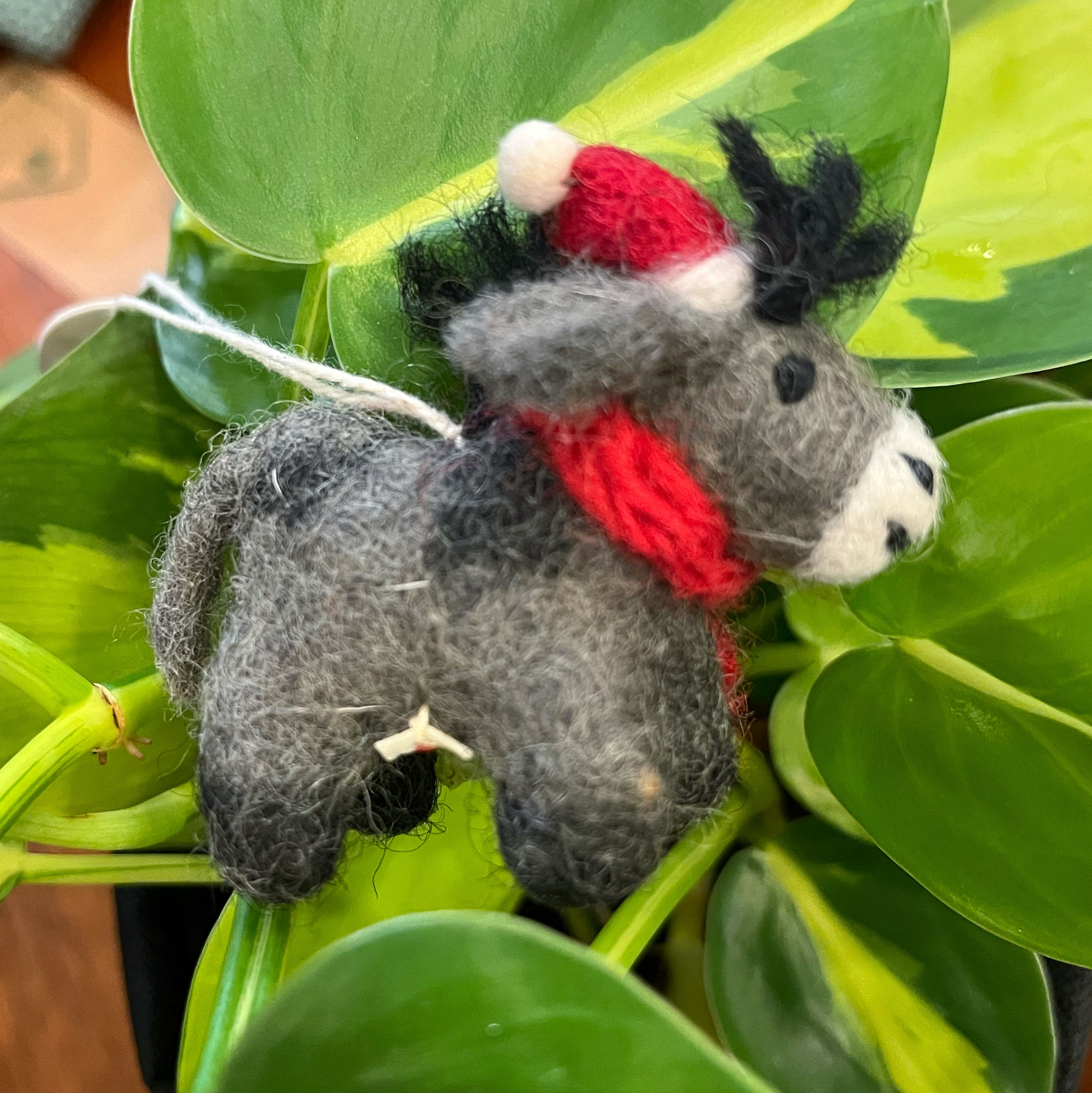 Little Donkey Felt Tree Decoration