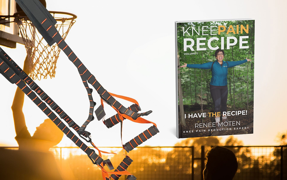 The Knee Pain Reduction Strap and The Knee Pain Recipe Book