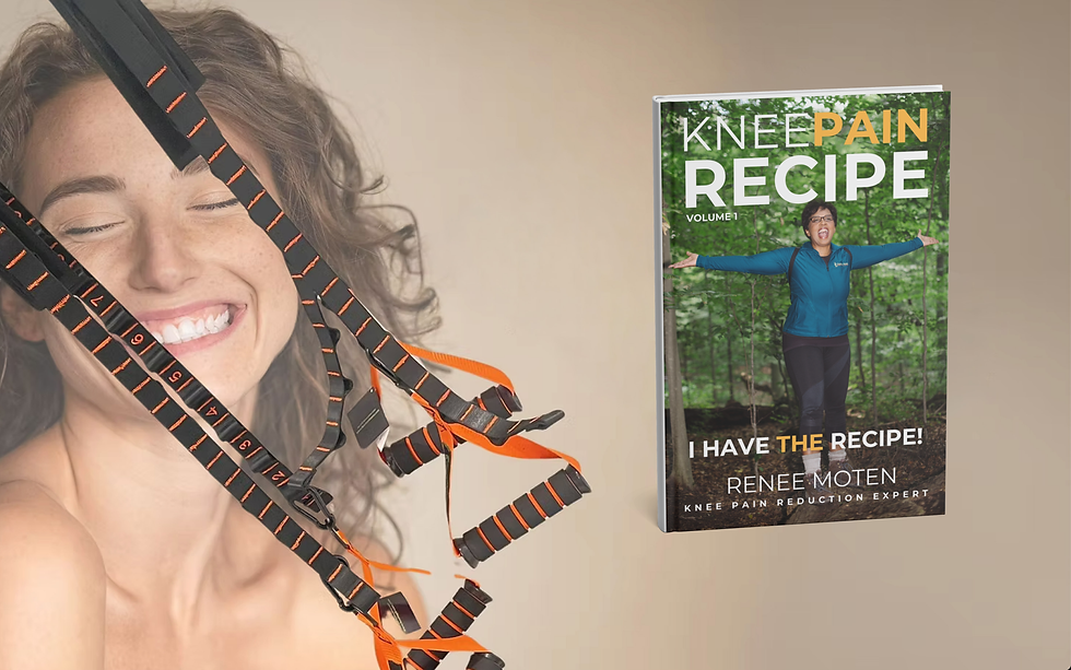 The Knee Pain Reduction Strap and The Knee Pain Recipe Book
