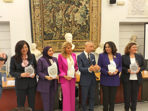 Roma - Assadakah e Accademia Leonina onorano ambasciatrici dei Paesi arabi e Armenia