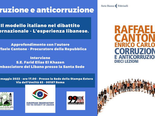 Roma – Convegno su corruzione e anticorruzione