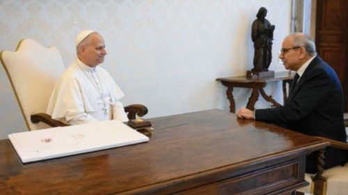 Vaticano - Papa Leone incontra Nawaf Salam