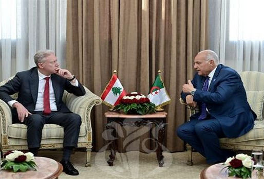Algeri - Incontro con ministro degli Esteri del Libano
